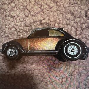 Vintage Black and Brown Toy Car